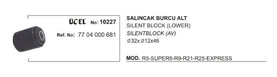 SALINCAK BURCU ALT 10227 R9 R11 R21 EKSPRES 7704000681 resmi