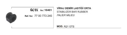 VİRAJ DEMİR LASTİĞİ ORTA 10401 R21 GTS 7700773245 resmi