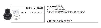 AKS KÖRÜĞÜ İÇ 10407 R21 TXE DİZEL ESPACE 7701466172 resmi