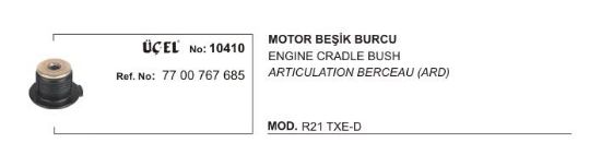 MOTOR BEŞİĞİ BURCU 10410 R21 TXE CONCORDE 7700767685 resmi