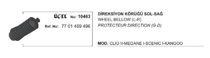 DİREKSİYON KÖRÜĞÜ SOL 10463 CLIO-II MEGANE-I SCENIC-I KANGO LAGUNA resmi
