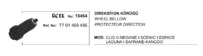 DİREKSİYON KÖRÜĞÜ SAĞ 10464 CLIO-II MEGANE-I SCENIC-I KANGO LAGUNA resmi
