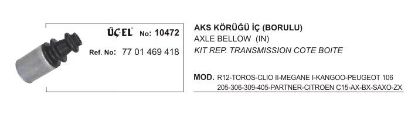 AKS KÖRÜĞÜ İÇ SAÇLI 10472 R12 TOROS CLIO-II MEGANE-I KANGO 7701469418 resmi