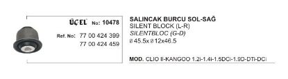 SALINCAK BURCU SAĞ SOL 10478 CLIO-II KANGO 7700424399 7700424459 resmi