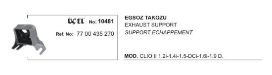 EKSOZ TAKOZU 10481 CLIO-II 7700435270 resmi