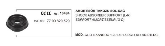 AMORTİSÖR TAKOZU 10484 CLIO-II KANGO (98-) THALIA TWINGO resmi