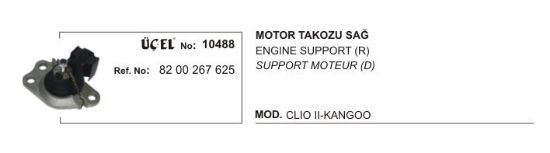 MOTOR TAKOZU SAĞ 10488 KANGO (98-) CLIO THALIA SYMBOL 1.5DCI (İPLİ) resmi