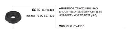 AMORTİSÖR TAKOZU 10493 CLIO-I TWINGO 7700827435 resmi