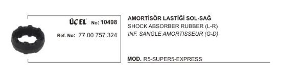 AMORTİSÖR TAKOZU 10498 EKSPRES 7700757324 resmi