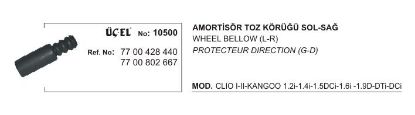 AMORTİSÖR KÖRÜĞÜ 10500 CLIO-I CLIO-II KANGO 7700428440 7700802667 resmi