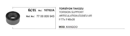 TORSİYON TAKOZU 10702A (Q77XQ48X34) KANGO 7700809945 resmi