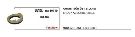 AMORTİSÖR ÜST BİLYASI MEGANE-II (02-09) (8200106131) resmi
