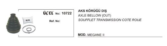 AKS KÖRÜĞÜ DIŞ 10722 MEGANE-II DACIA LOGAN 7701209242 6001547699 resmi