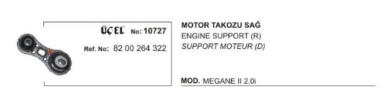 MOTOR TAKOZU SAĞ 10727 MEGANE-II 2.0-16V resmi