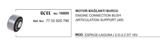 MOTOR BAĞLANTI BURCU 10809 LAGUNA-I 7700825795 resmi