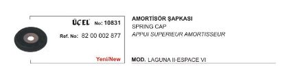 AMORTİSÖR ŞAPKASI 10831 LAGUNA-II 8200002877 resmi
