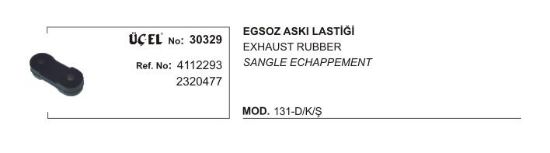 EKSOZ ASKI LASTİĞİ 30329 DKS 4112293 2320477 resmi