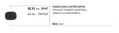 EKSOZ ASKI LASTİĞİ ORTA 30347 SLX 7667624 resmi