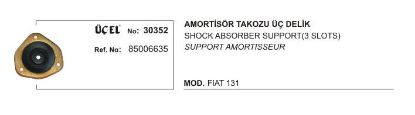 AMORTİSÖR ÜST TAKOZU 30352 M131 YENİ MODEL 3DELİK resmi