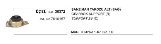 ŞANZUMAN TAKOZU ALT 30372 TEMPRA TIPO 1.1 1.4 1.6 1.7 DS 7610157 resmi