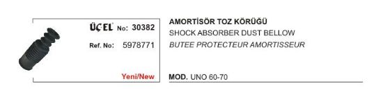 AMORTİSÖR KÖRÜĞÜ 30382 UNO 60 UNO 70 5978771 resmi