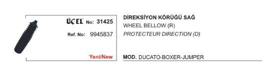 DİREKSİYON KÖRÜĞÜ SAĞ 31425 DUCATO BOXER JUMPER 9945837 resmi