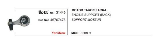MOTOR TAKOZU ARKA 31440 DOBLO ÇEKİÇ (51760173) resmi