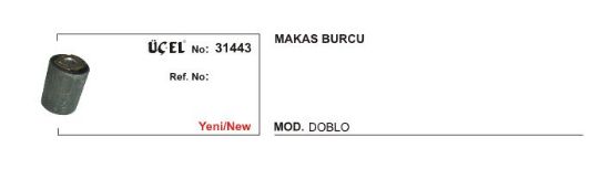 MAKAS BURCU 31443 DOBLO (METAL BURÇ) resmi