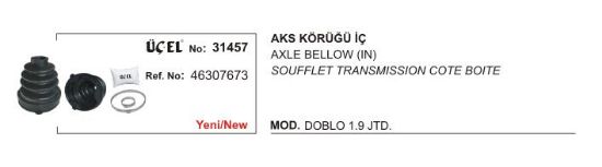 AKS KÖRÜĞÜ İÇ 31457 DOBLO 1.9 JTD 46307673 resmi