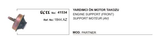 MOTOR TAKOZU ÖN 41534 P206 PARTNER YARDIMCI 1844.AZ resmi