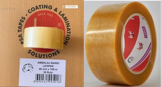 KOLİ BANDI ŞEFFAF VE-GE ASLAN 45MM X 100 METRE resmi