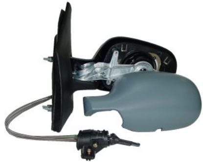 AYNA SAĞ VM129PSR MEGANE (99-03) MEKANİK BOYANIR TERMOMETRELİ resmi