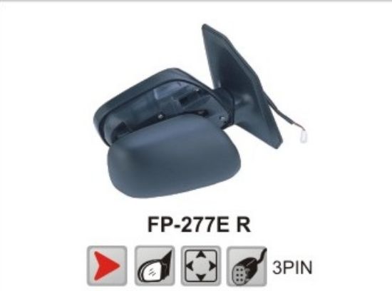 AYNA SAĞ VM277ER COROLLA (01-04) ELEKTRİKLİ (3 FİŞ) YUVARLAK SOKET resmi