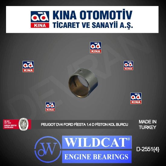 PİSTON KOL BURCU 2551 FIESTA 1.4TDCİ DW4 P206 P307 1.4HDİ resmi