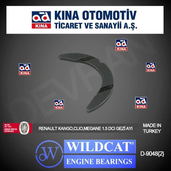 KIZIL KENAR AY YATAK 9048 KANGO CLIO MEGANE 1.6 1.5DCI resmi
