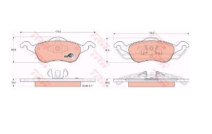 DİSK BALATA ÖN Z1967PS FOCUS-I 1.6 16V (98-05) resmi