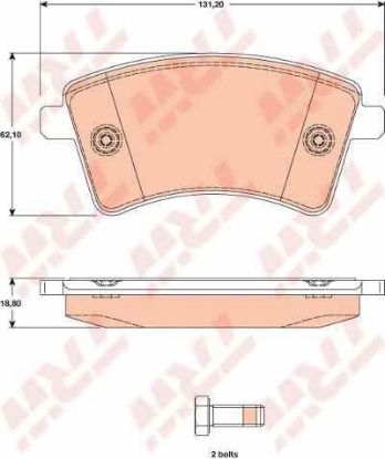 DİSK BALATA ÖN Z3284PS KANGO-III 1.5 DCI (08-) resmi
